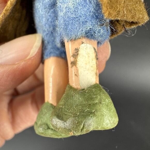 Vintage 4.5" Tall Ceramic German Dolls Boys and Girl Lot of 3 - Picture 6 of 15